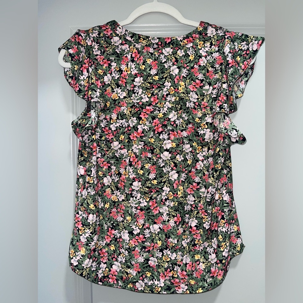 Zara Multicolor Floral Top - Picture 5 of 5